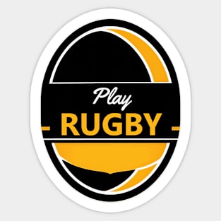 Play Rugby Sticker